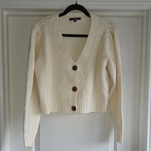 Lulu's Cream Knit Cardigan